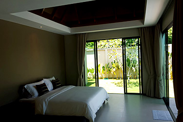 Master Bedroom with Pool and Garden View